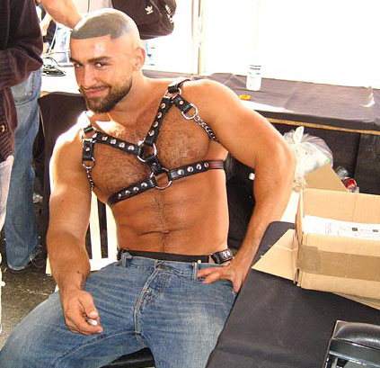 Francois Sagat Gay Porn Star at 2007 Folsom Street Fair